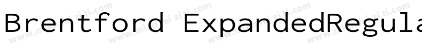 Brentford ExpandedRegular字体转换